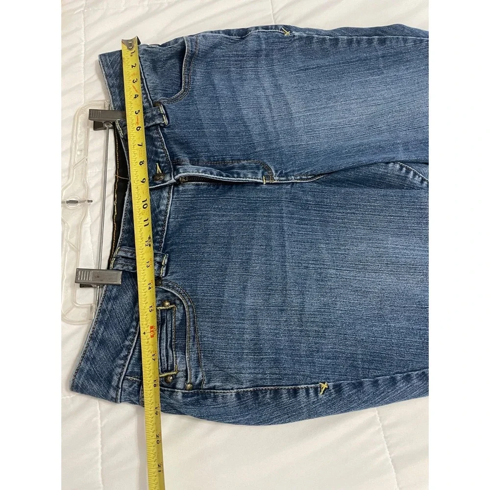 Womens Lane Bryant Tighter Tummy Tech. Embroided Bootcut Denim Plus Size 16 Peti - Picture 6 of 7